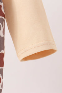 Camoufalge cross deer embroidery bubble