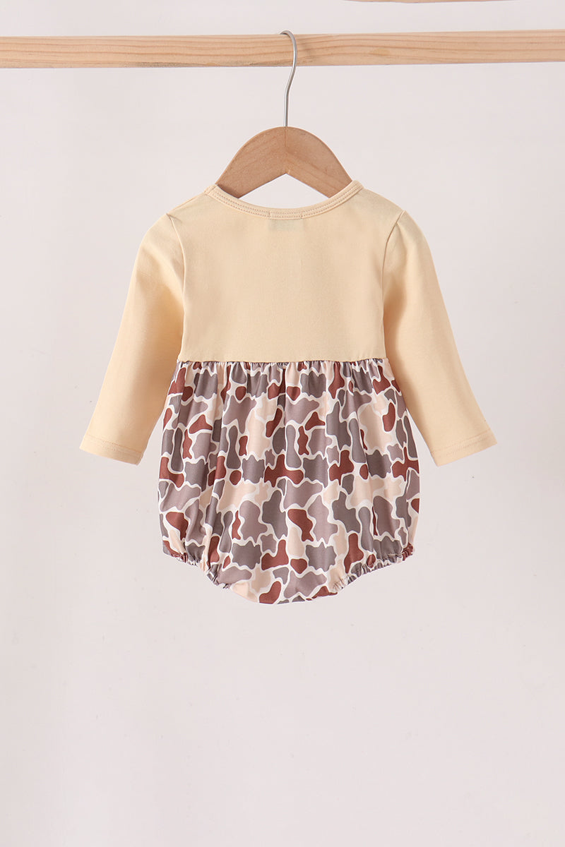 Camoufalge cross deer embroidery bubble
