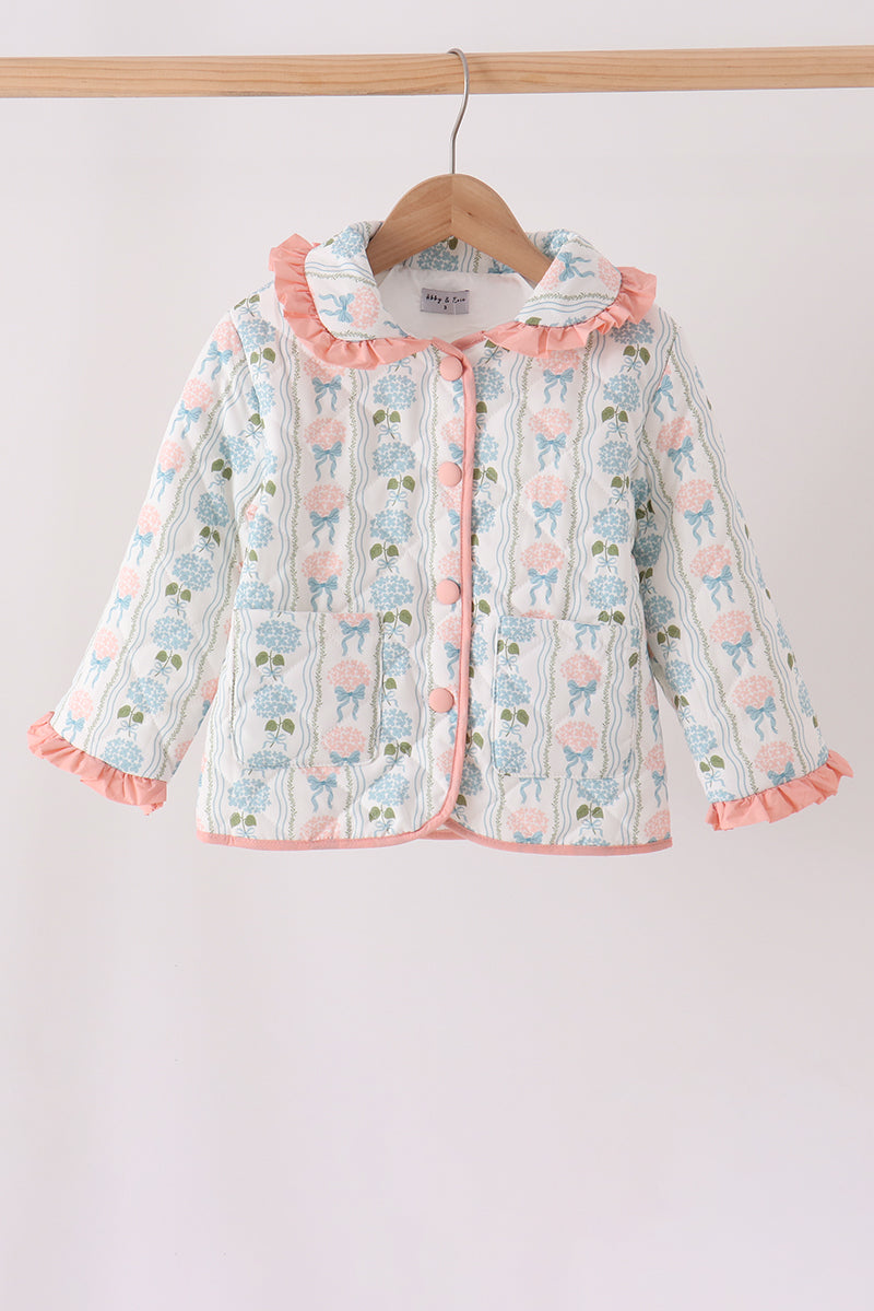 Hydrangea ruffle jacket