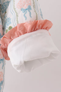 Hydrangea ruffle jacket
