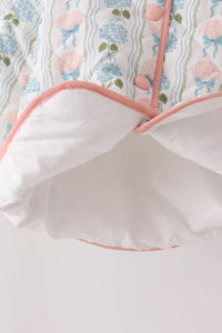 Hydrangea ruffle jacket
