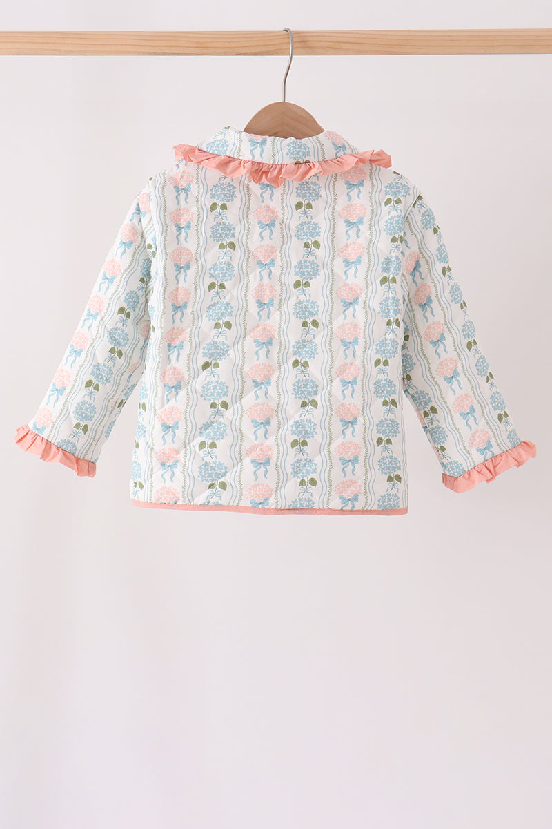 Hydrangea ruffle jacket