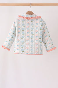 Hydrangea ruffle jacket