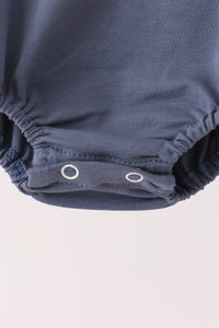 Cotton embroidery gingham bubble