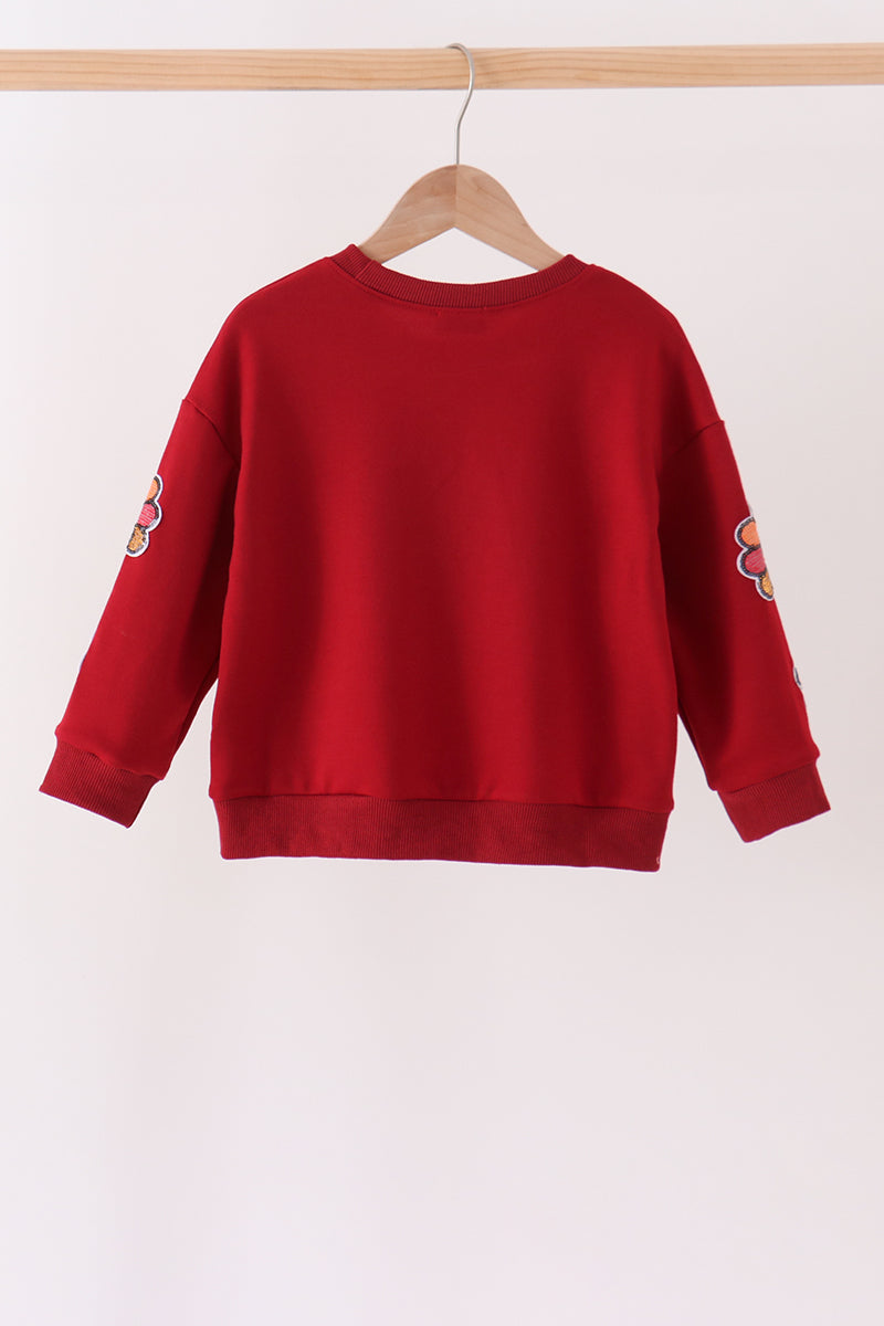 Turkey sequin mom&me top