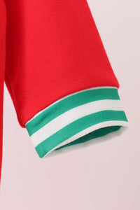 Christmas Tree Embroidery Romper