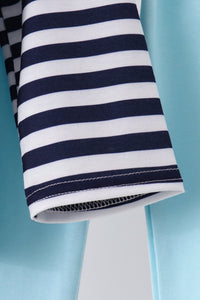 Train embroidery stripe pants set
