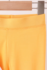 Leaves bamboo pants set