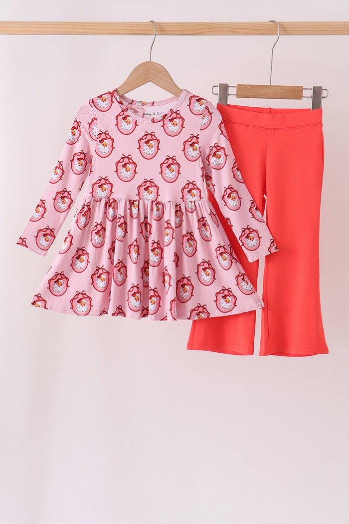 Santa claus bamboo pants set