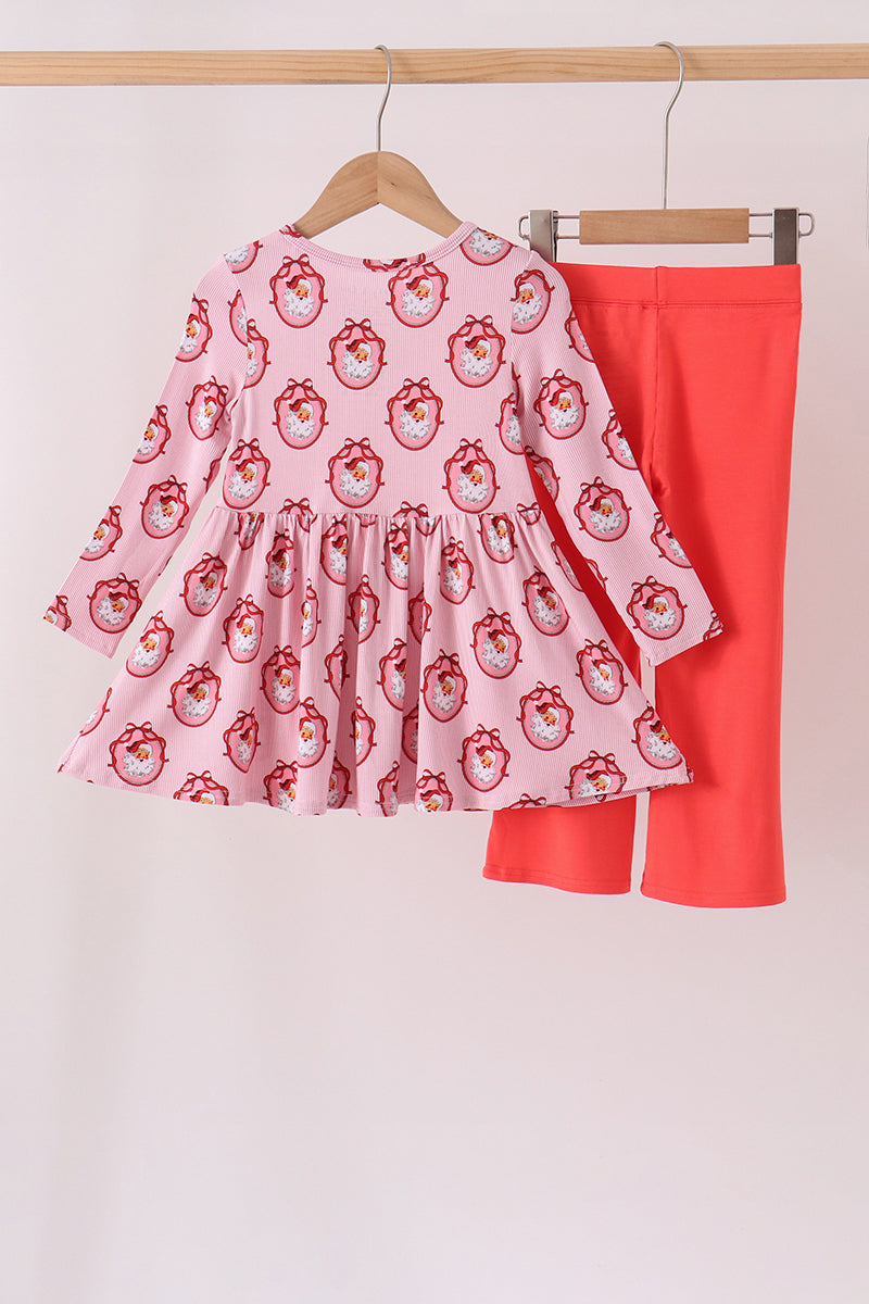 Santa claus bamboo pants set