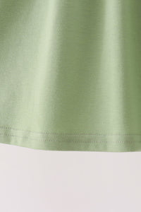Deer embroidery dress