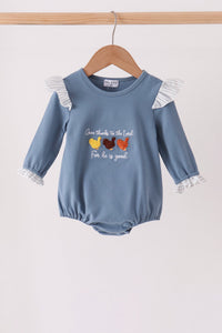 Turkey french knot ruffle bubble