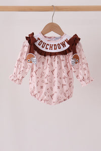 Touchdown football embroidery bubble