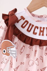 Touchdown football embroidery bubble
