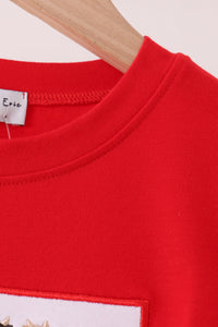 Cow Embroidery Top