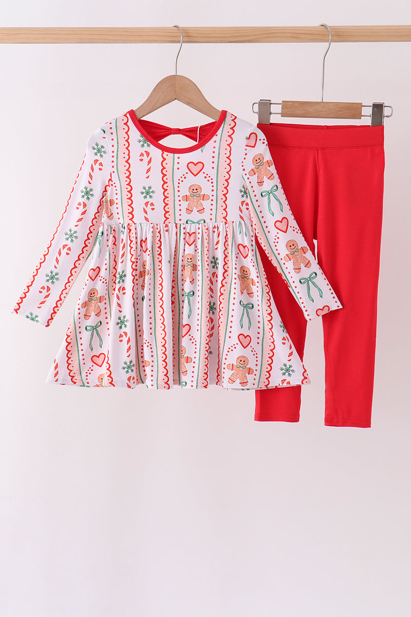 Gingerbread Bamboo Pants Set