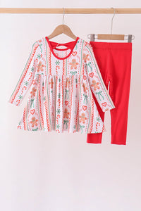 Gingerbread Bamboo Pants Set