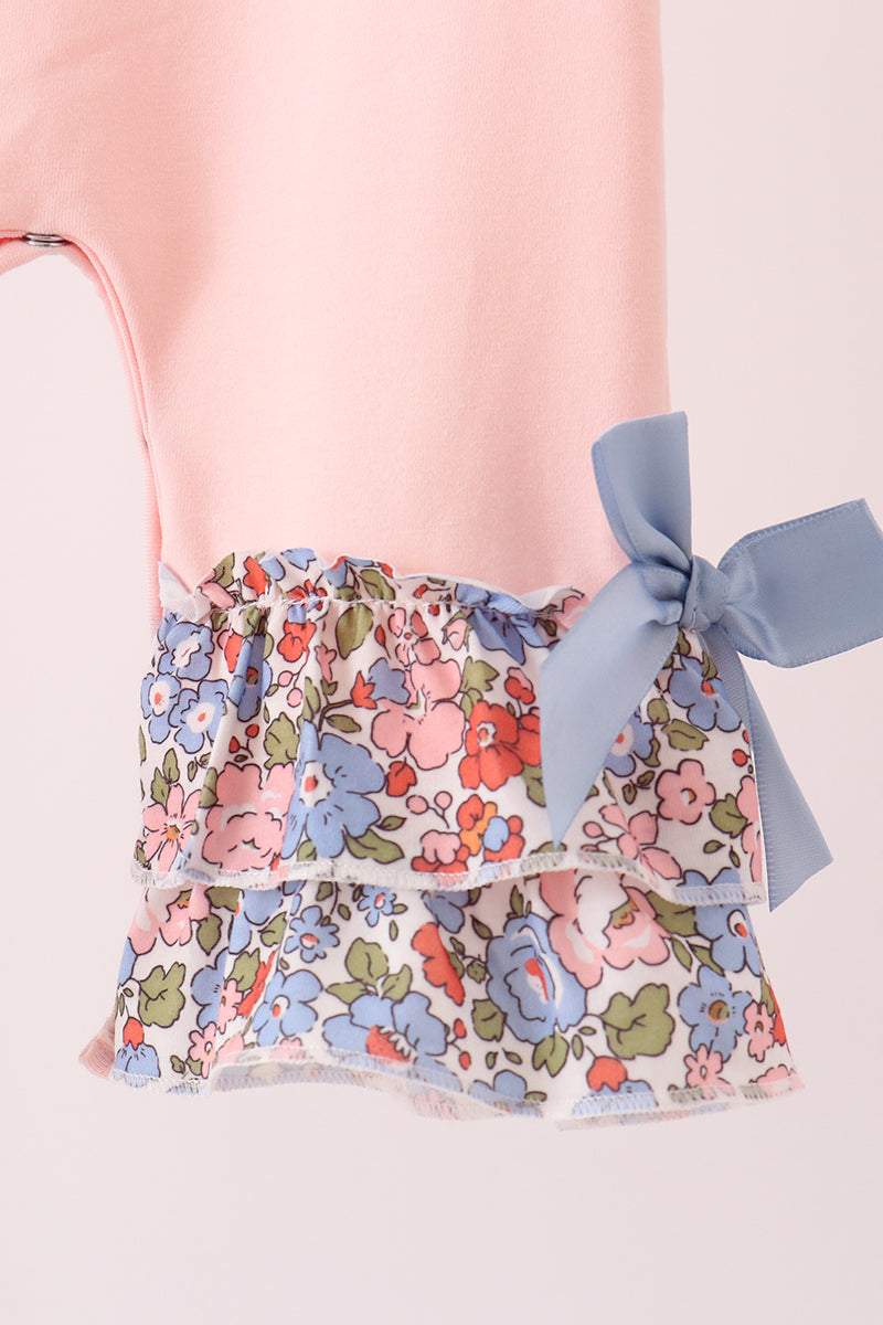 Chicken Applique Ruffle Romper
