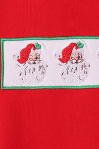 Santa Embroidery Pants Set