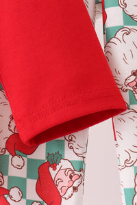 Santa Embroidery Pants Set