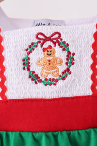 Gingerbread Smocked Bubble