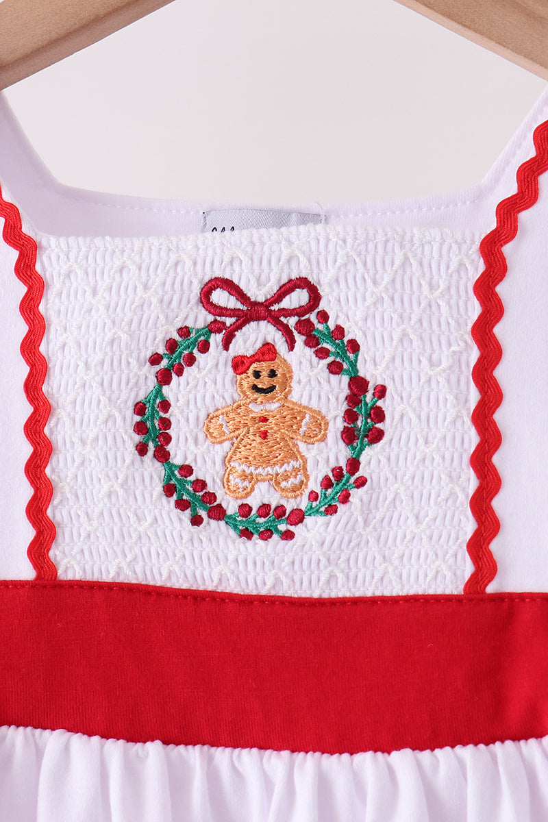 Gingerbread Smocked Pants Set