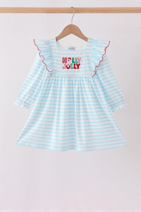 Holly Jolly Ruffle Dress