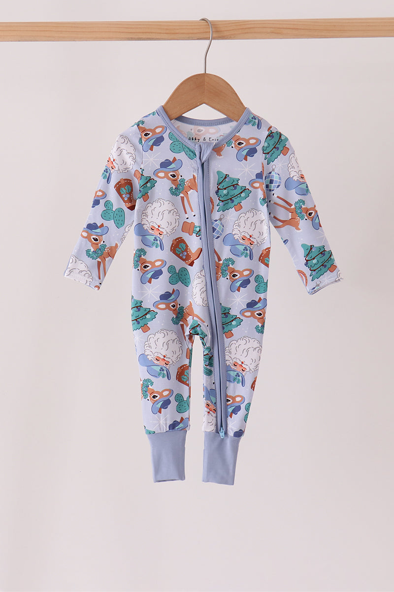 Cowboy Bamboo Romper