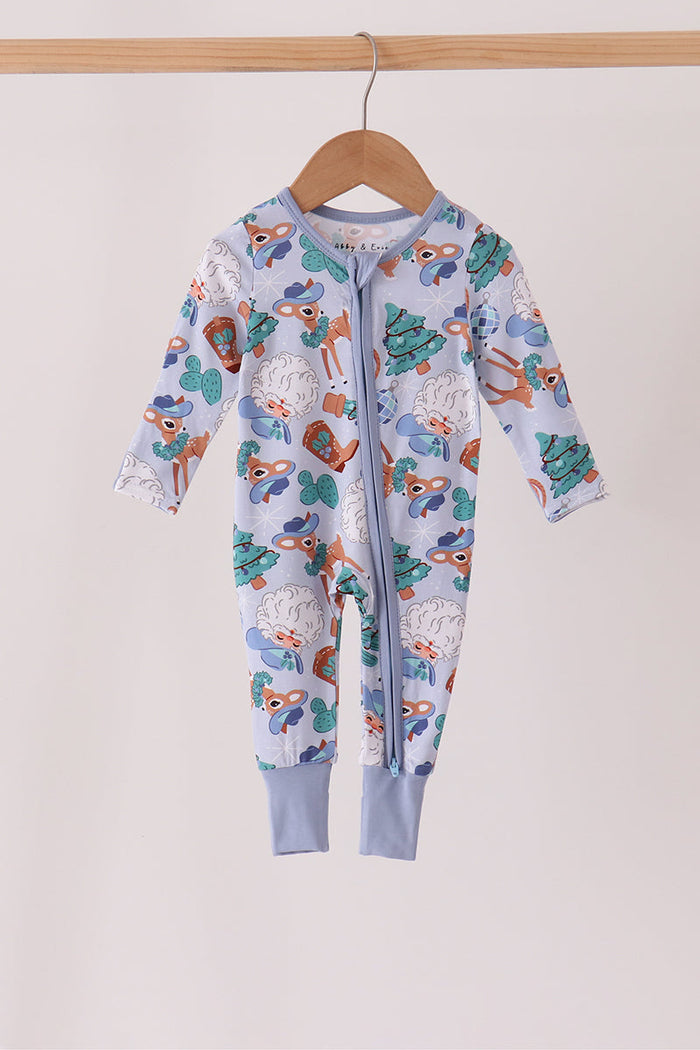 Cowboy Bamboo Romper