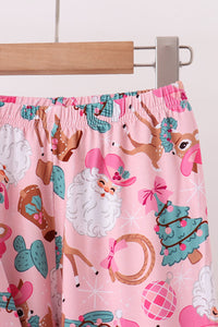 Cowboy Ruffle Bamboo Pajama Set