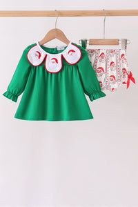 Santa Embroidery Bloomer Set
