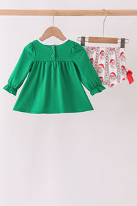 Santa Embroidery Bloomer Set