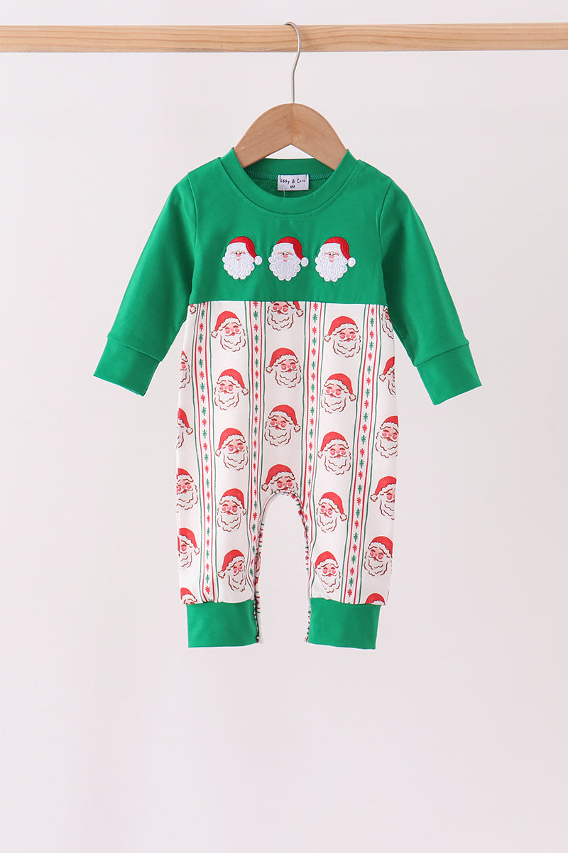 Santa Embroidery Romper