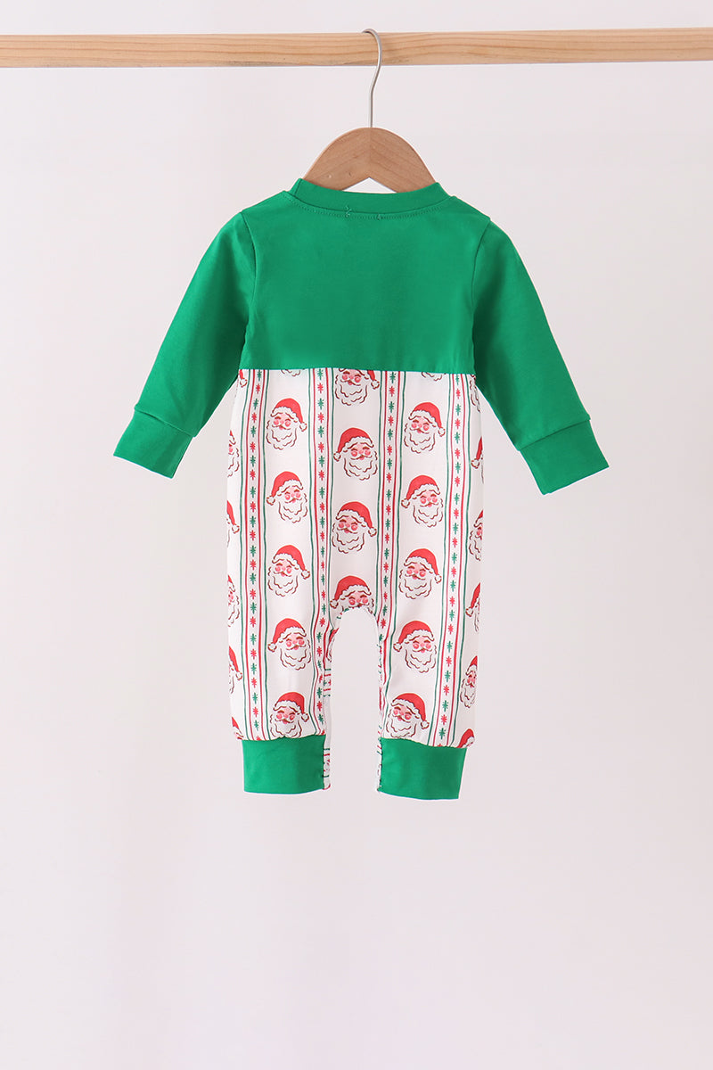 Santa Embroidery Romper