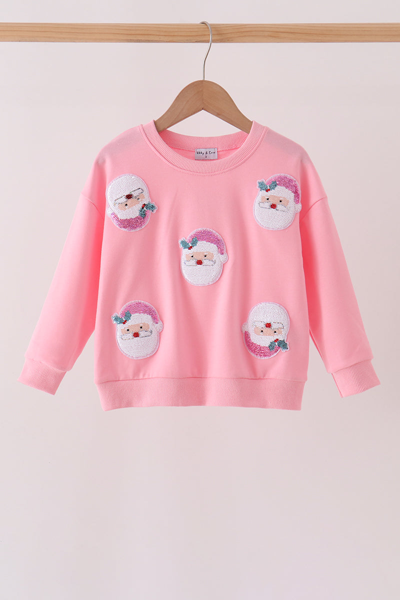 Santa Sequin Top