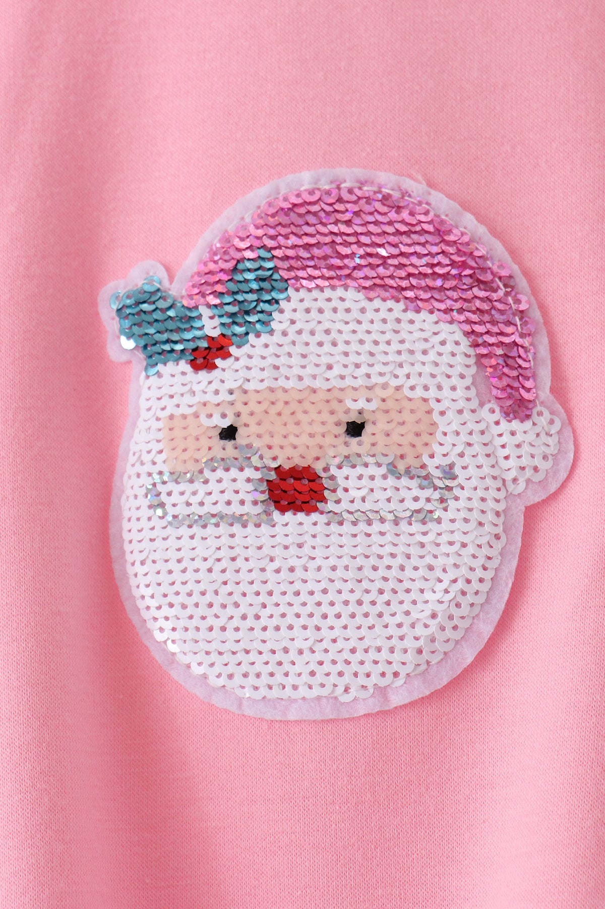 Santa Sequin Top