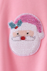 Santa Sequin Top