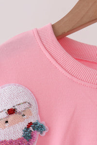 Santa Sequin Top