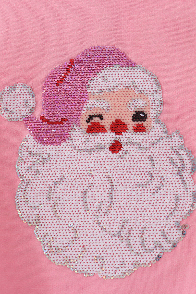 Santa Sequin Top