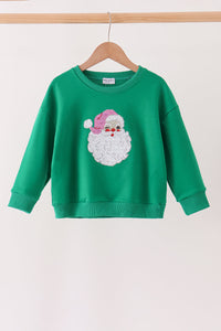 Santa Sequin Mom&me Top