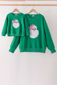 Santa Sequin Mom&me Top