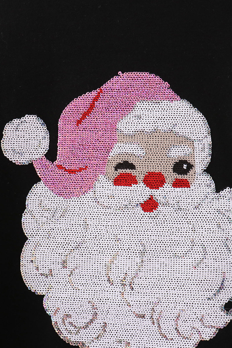 Santa Sequin Top