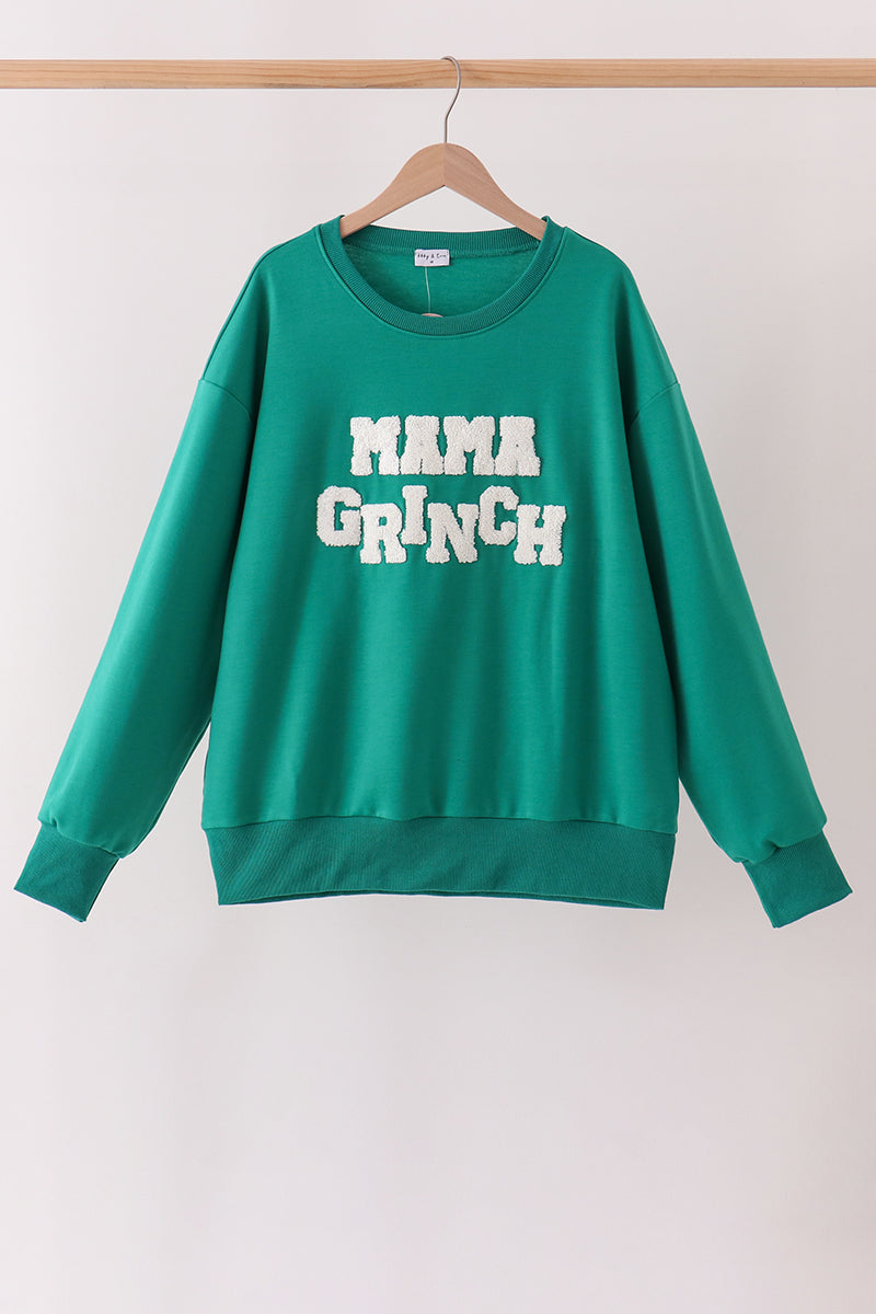 Grinch French Knot Mom&me Top