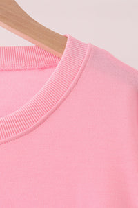 Holly Jolly Embroidery Mom Top