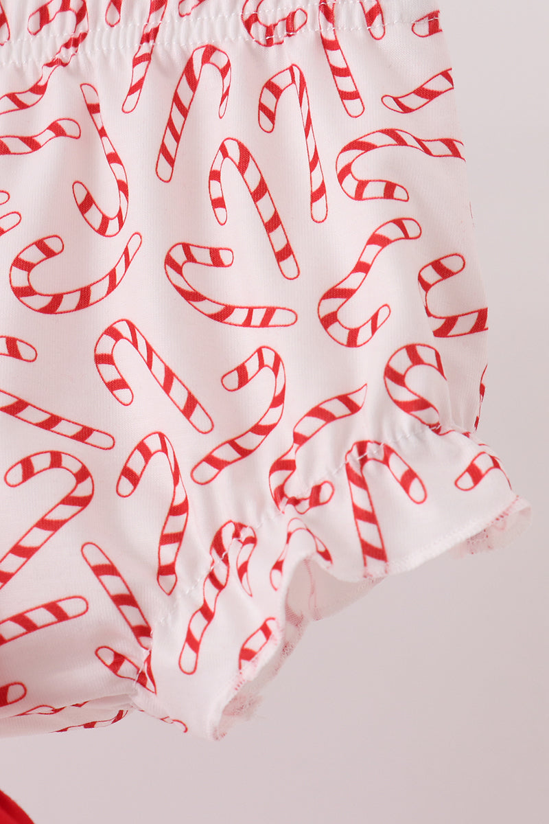 Candy Cane Sequin Bloomer Set