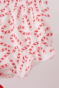Candy Cane Sequin Bloomer Set