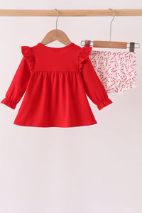 Candy Cane Sequin Bloomer Set