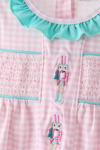 Nutcracker Smocked Ruffle Bloomer Set