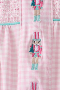 Nutcracker Smocked Ruffle Bloomer Set