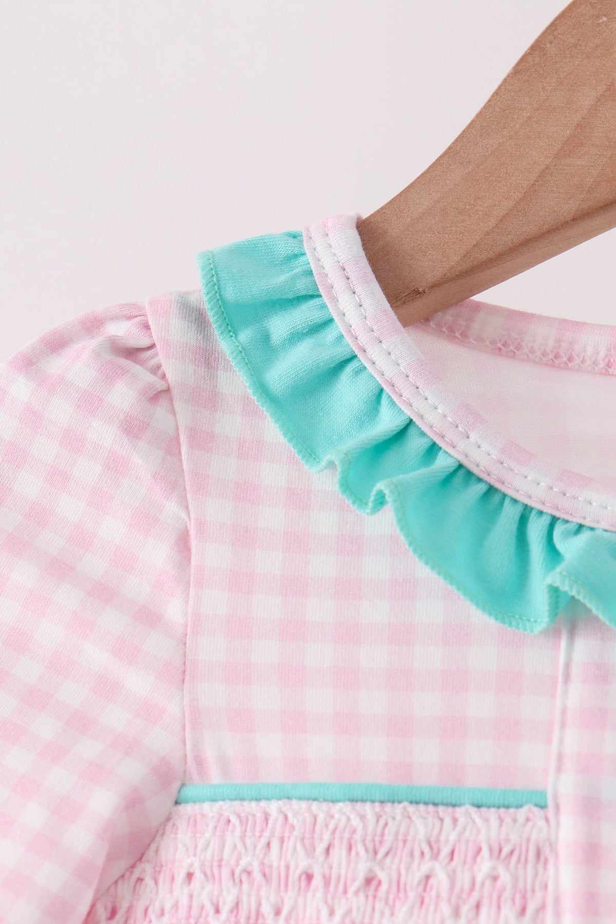 Nutcracker Smocked Ruffle Bubble